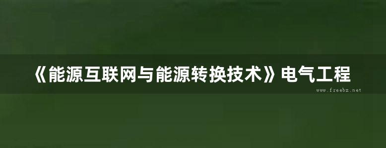 《能源互联网与能源转换技术》电气工程新技术丛书 孙秋野 马大中 